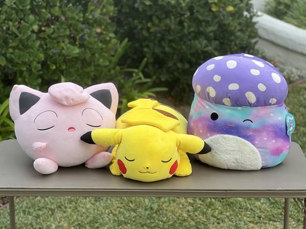 Super Soft! Pokemon Stuffies & Squishmallow Plush (all 3 for $20) 1