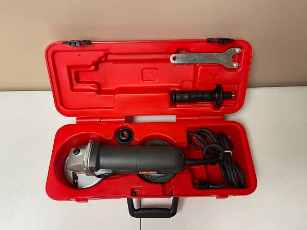 Craftsman Corded 4 1/2" Angle Grinder with Extra Discs 1