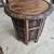 Tables Carved Mango Wood Round Top Octagon Base $235 pair 17 thumbnail