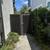 GALVANIZED METAL Louvered Screen H-Frame Gate Black 6'Hx42"W 5 thumbnail