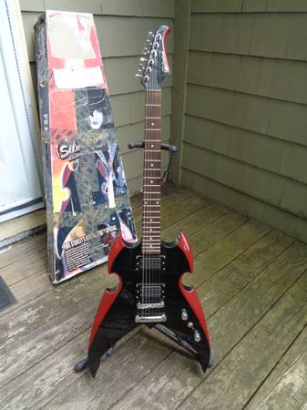 Silvertone Paul Stanley Apocalypse Electric Guitar 1