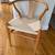 Six wishbone Y Back Wooden Dining Chair with Woven seat 1 thumbnail