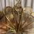 Vintage Brass Swan Fireplace Screen 9 thumbnail