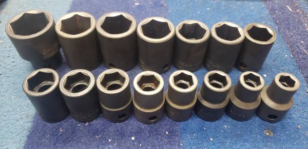 Wright USA 1/2" Drive Metric Impact Socket Set 1