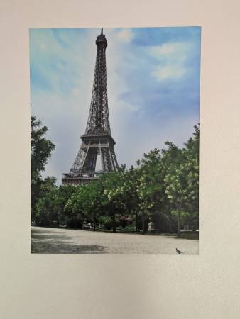 Eiffel Tower Canvas 1
