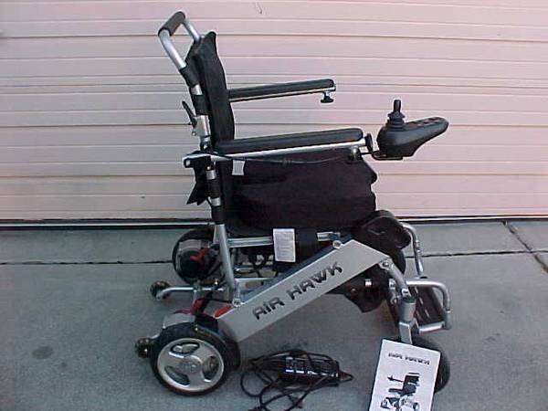 ~~ Air Hawk Folding Electric Wheelchair 1
