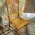 VINTAGE PRESSED BACK OAK LEAF COLONIAL STYLE " FEATHERBACK" CHAIR 1 thumbnail