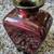 Beautiful Burgandy Vase with Gold Trim! 5 thumbnail