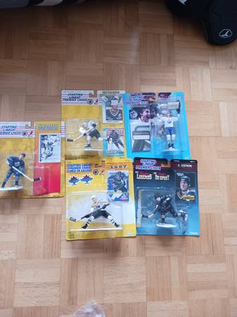 5 -STARTING LINEUP-PREMIER CHOICE FIGURES -GRETZKY/ LEMIEUX ++++ 1