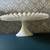 Fenton Silver Crest Milk Glass Cake Stand Plate 1960s Crimped Ruffled 9 thumbnail