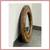 Pottery Barn Round Bark Wood Mirror 4 thumbnail