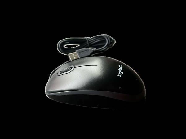 Logitech Optical Mouse Wired Black 1