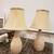 Pair of Cream Teardrop Table Lamps 2 thumbnail