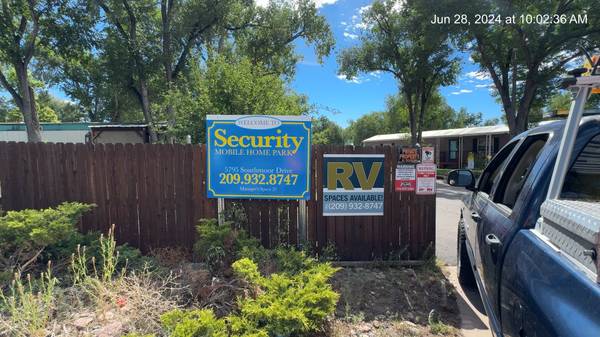 $595 (RV Spaces) Security Mobile Home Community (5795 Southmoor Drive, Fountain, CO 80817)63687136789891120