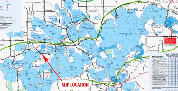 Lake Minnetonka slip available 1