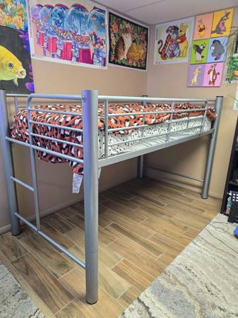 Twin loft bed 1