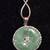925 silver necklace with jade pendant 4 thumbnail