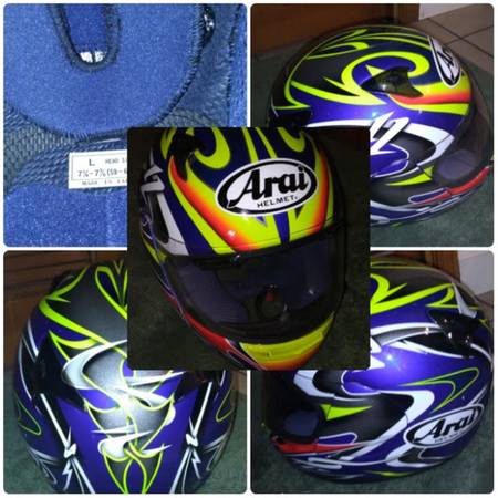 ★ARAI QUANTUM II 2 Full-face Motorcycle Helmet • Size Large • Like New ★ 1