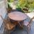 Claw Foot Oak Table and Chairs 3 thumbnail