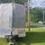 14 foot American Hauler dual axle V nose cargo trailer 7 thumbnail