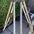 VINTAGE 1940s HEAVY MILITARY WOOD & BRASS SURVEYOR THEODOLITE TRIPOD 7 thumbnail
