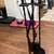 5 Pc Fireplace Tool Set 30"H Poker, Sweeper, Shovel, Log Lifter & Base 2 thumbnail