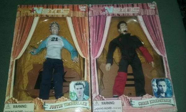 NEW Vinatge NSYNC Collectible Marionette Doll Living  2000Toyz 1