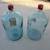 Arrowhead blue embossed glass 5 gallon water bottles from 1970's 2 thumbnail