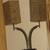 Art Deco LAMP 2 swivel arm 2 shades Antique Vintage Decor 2 thumbnail