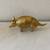 One Modern Heavy Unique Decor Gold Armadillo Sculpture Figurine Animal 1 thumbnail