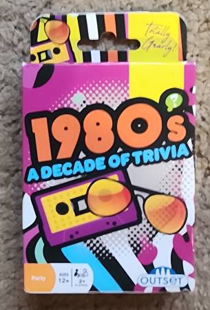 Eighties Trivia Card Game 1