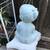 A cement little girl garden statue 4 thumbnail