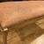 KREISS Collection Leather Long Bench Settee Brass Nailhead Accents 9 thumbnail