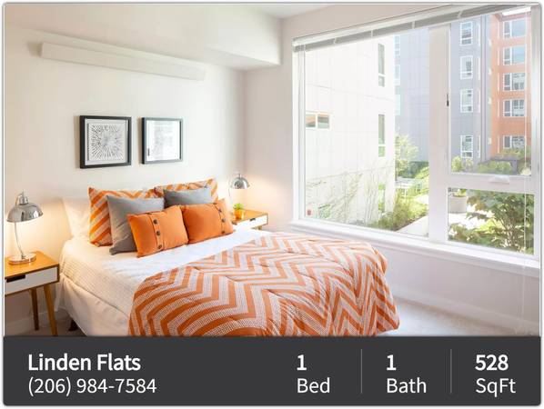 $1,500 / 1br - 528ft2 - ¿Es esto demasiado bueno para ser verdad? La ubicación perfecta en Seattle (Seattle)63808035717633120