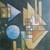 Bright Larger Vintage OOC Abstract Painting 12 thumbnail