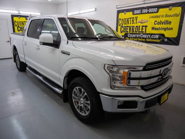 2018 Ford F-150 Lariat Crew Cab Standard Box 4X4**CLEAN CARFAX** - $26,980 (COLVILLE WASHINGTON)636137818222111224