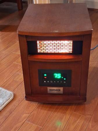 Magnavox portable infrared heater on wheels 1