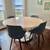 60 inch white pedestal dining table 2 thumbnail