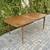 Vintage Mid Century Expandable Walnut Dining Table with 3 Leaves 7 thumbnail