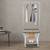 Single rolling clothes rack on wheels with shelves 1 thumbnail