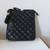 QUILTED CROSS BODY BAG - BLACK FAUX LEATHER 14 thumbnail