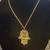 Hamsa Hand Silver 26 inches Necklace 1 thumbnail
