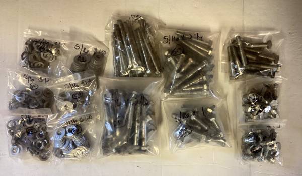 5/16 inch Grade 5 nut/bolt/washer assortment 1