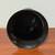 Vtg Mid Century Crown Corning Italian Black Glazed Art Glass Vase 4 thumbnail