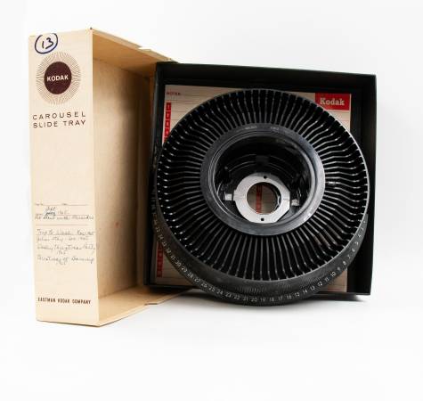 Kodak Carousel 80 Slide Trays w/Original Box 1