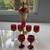 Venetian Murano Red Glass Decanter 11 thumbnail