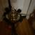 Antique oil burning copper Teapot with cast Iron stand 6 thumbnail