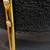 Chair with gold trim and black textured fabric 6 thumbnail