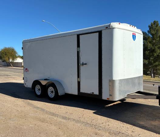 2019 interstate enclosed tráiler 7x16 1