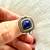 Tiffany & Co. 18K Gold 925 Sterling Silver Blue Onyx Rope Signet Ring 1 thumbnail